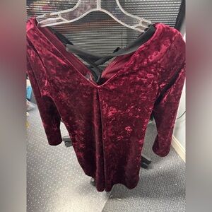 A. Byer velvet dress S // 100831